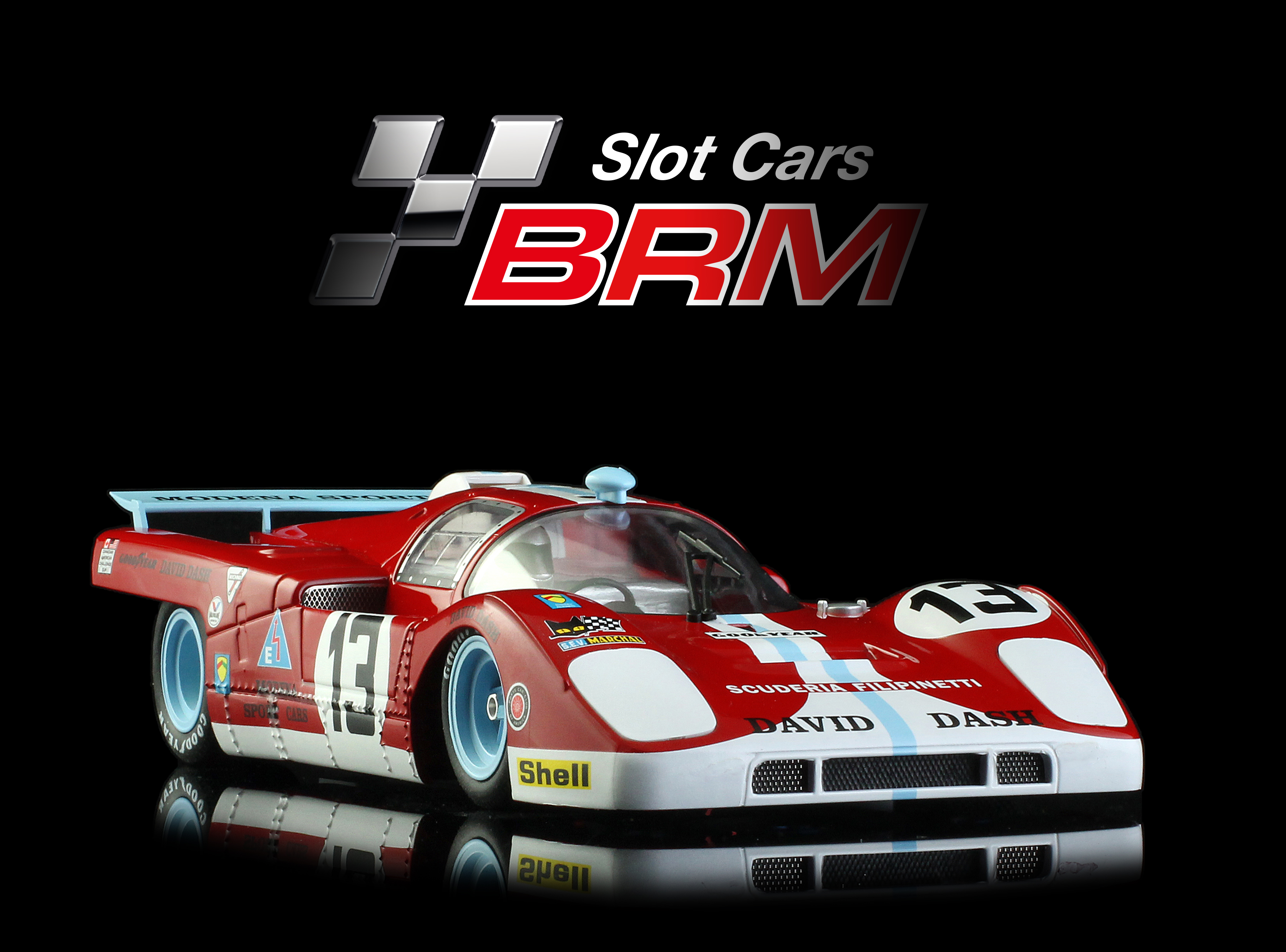 BRM210: F512M #13 – FILIPINETTI/MODENA SPORT CARS – CAN-AM 1972 – Driver: M. Parkes  New aluminum racing chassis
